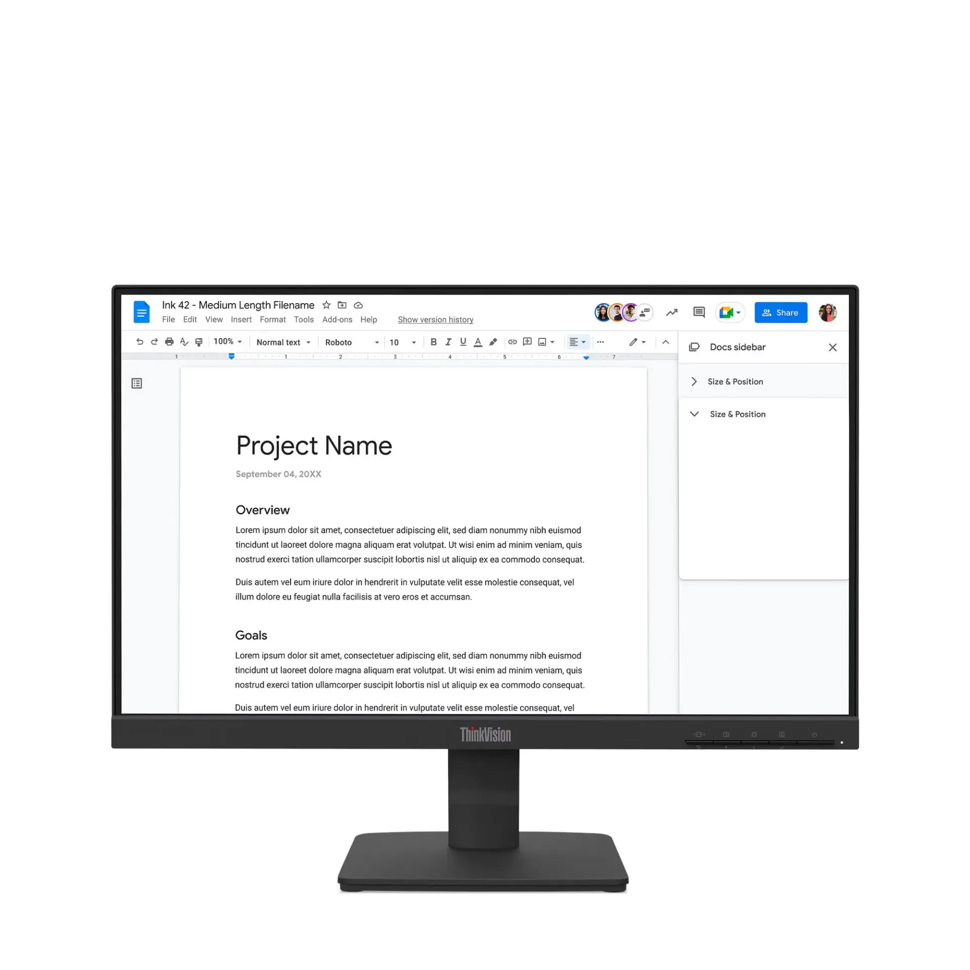 [64CBKAR6CL] Monitor Lenovo Thinkvision S22-4E 21.5'