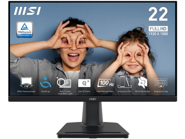 MONITOR MSI PRO MP225V 22" FHD 100HZ