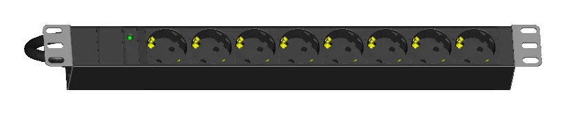 PDU Clever AUE2250D3 8 Schukos